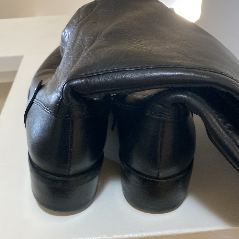 Franco Sarto Black Heeled Boots - Picture 6 of 13